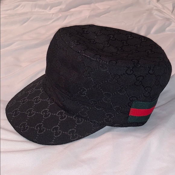gucci military hat